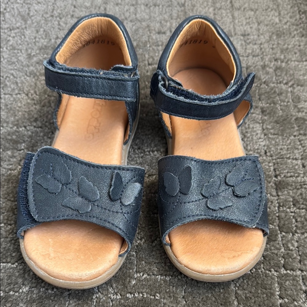 Froddo - Blue Open-Toe Sandals with Butterflies
